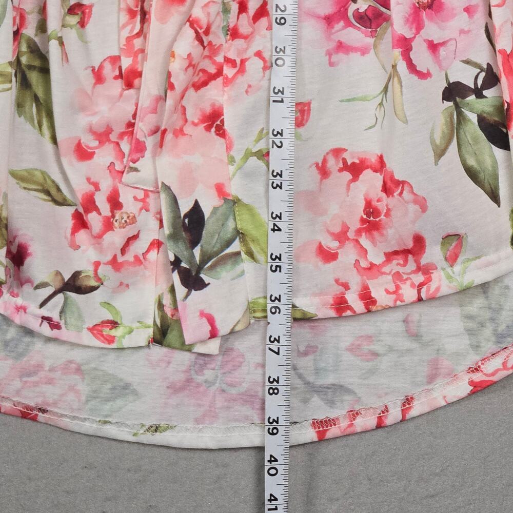 Show me your MuMu Floral Kimono Robe OS Cover Up Feminine Vacation Coquette - Picture 6 of 10